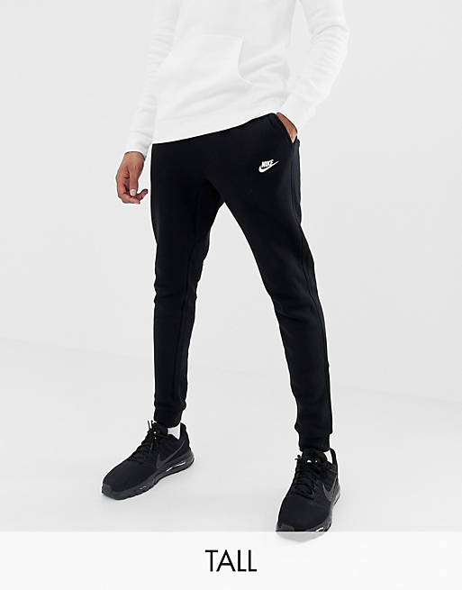 Nike tall club sweatpants in black