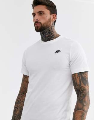 all white nike t shirt