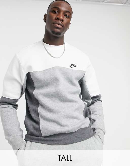 Nike sportswear colour store block crew sweatshirt