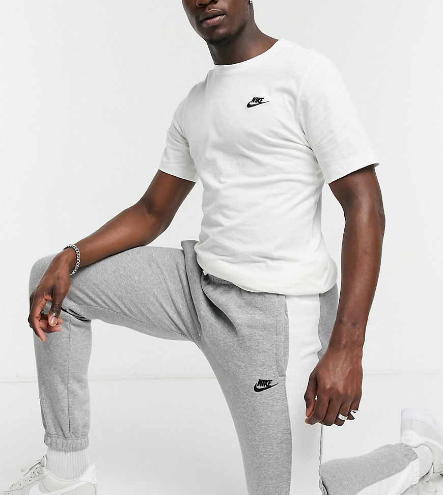 Nike Tall cuffed joggers in dark grey