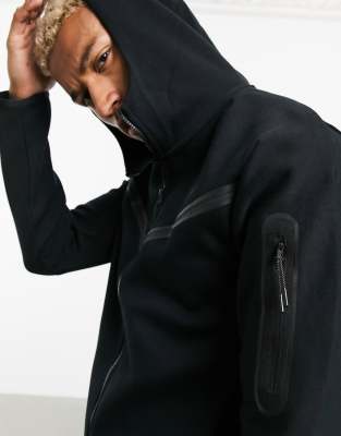 nike tech black hoodie