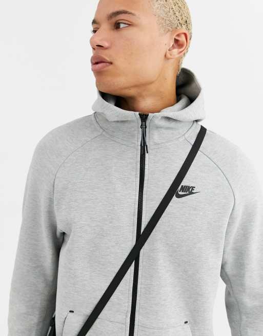 Nike Tall Tech Fleece hoodie in grey