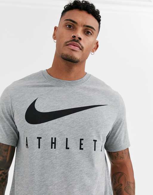 Tall Training Athlete t-shirt in grey |