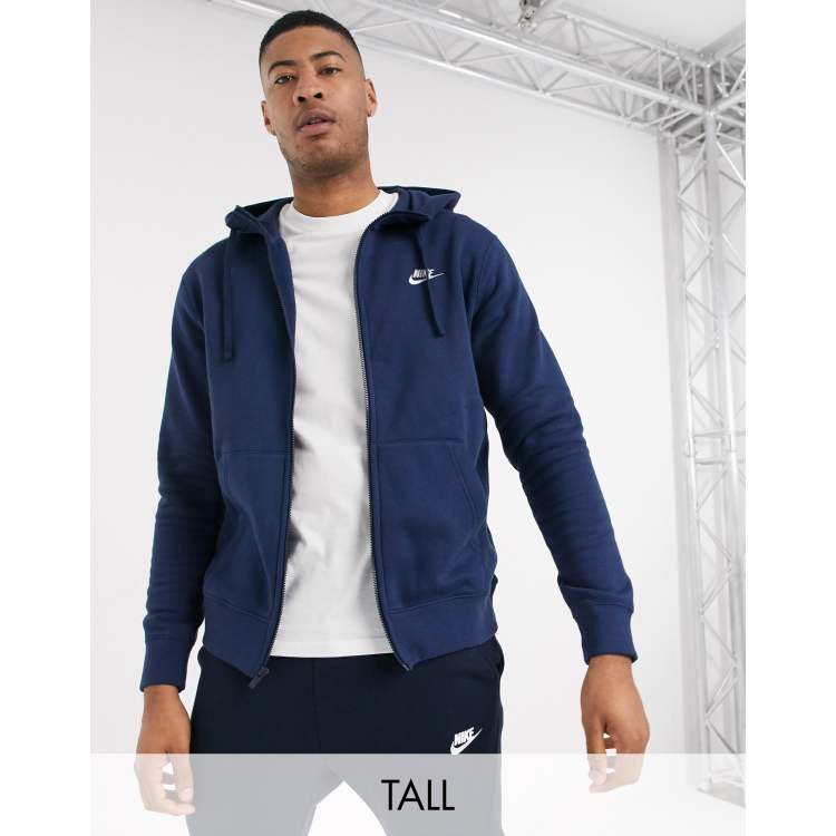 Navy nike best sale zip hoodie