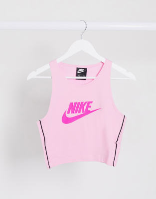 pink nike tank top