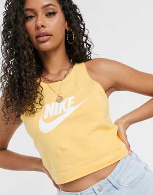 yellow nike tank