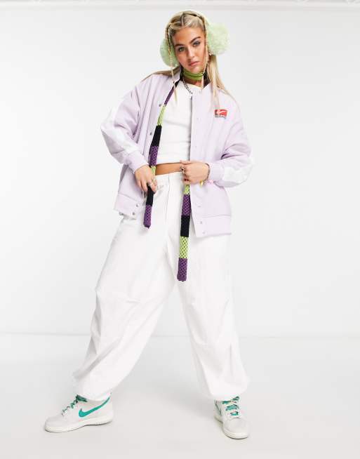 Lilac hot sale nike tracksuit