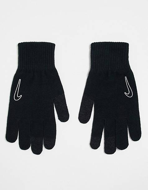 handschuhe aus kunstleder und echtem wildleder in Schwarz für Herren ASOS Wildleder Herren Accessoires Handschuhe 
