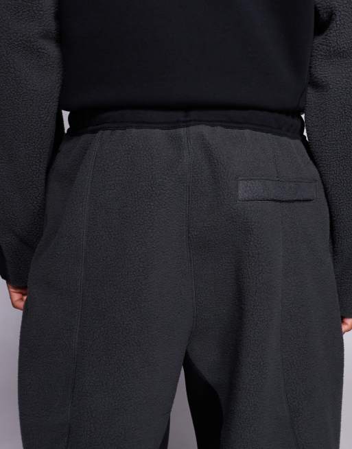 Nike Tech Boreas open hem joggers in black and grey, 5 of 5