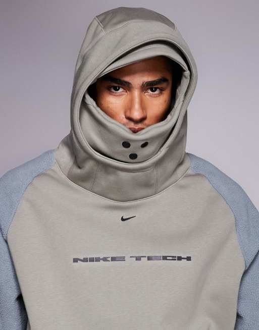 Nike Tech Boreas oversized hoodie in grey, 5 of 5