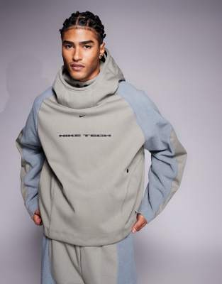 Nike - Tech Boreas - Sweat à capuche oversize - Gris