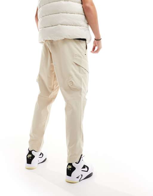 Nike Tech Essentials cargo pants in beige