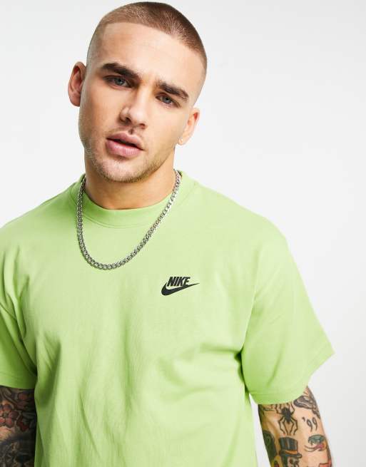 Lime green and black cheap nike shirt