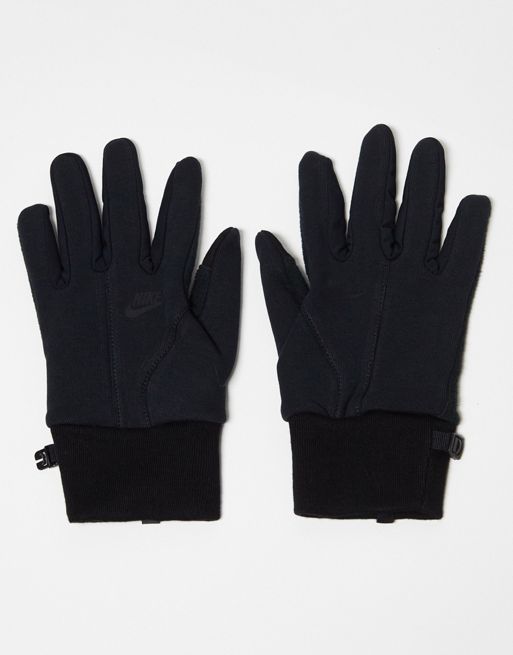 Nike – Tech Fleece 2.0 – Svarta handskar