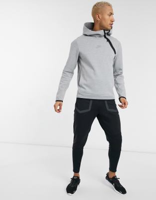 gray nike tech hoodie