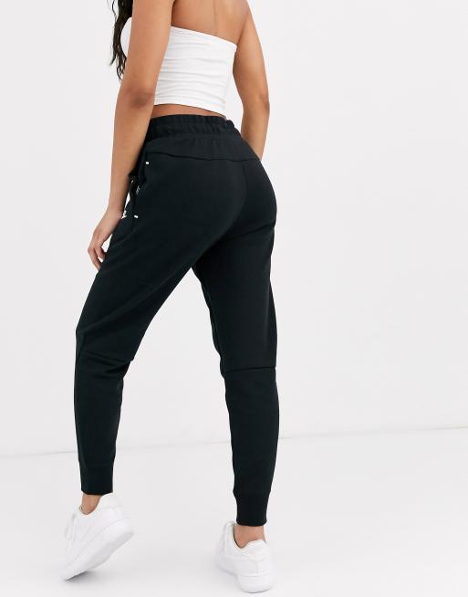 Nike Air fleece sweatpants in black - BLACK, ASOS