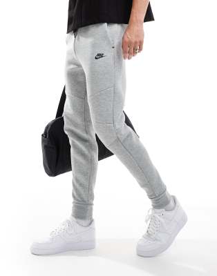 Tech Fleece cuffed joggers in gray