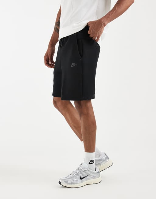 Nike – Tech Fleece – Czarne dzianinowe szorty, 3 z 5