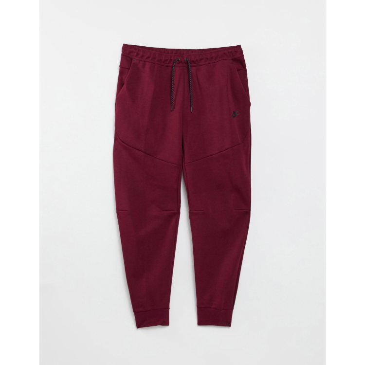 Nike tech fleece sales burgundy pants