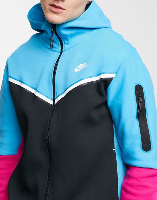 Blue nike tech online jumper