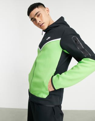 nike tech fleece colorblock hoodie