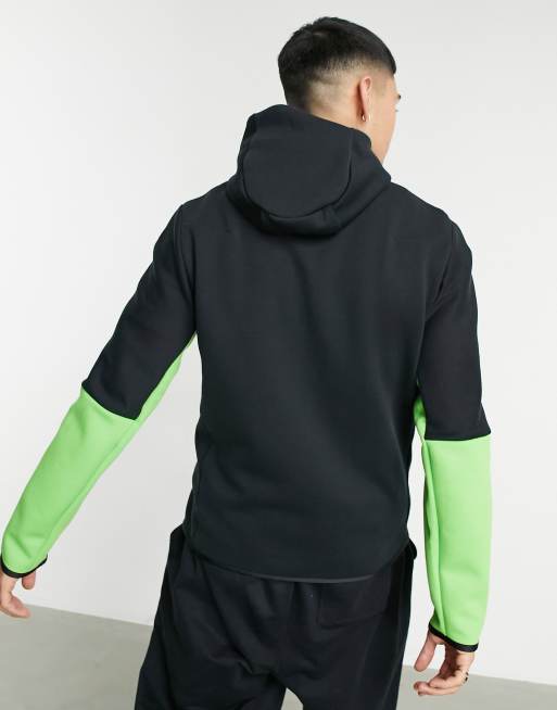 Black and green hoodie nike new arrivals