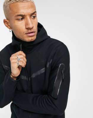 nike tech sweatshirt black