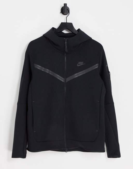 Nike Tech Fleece full zip hoodie in black