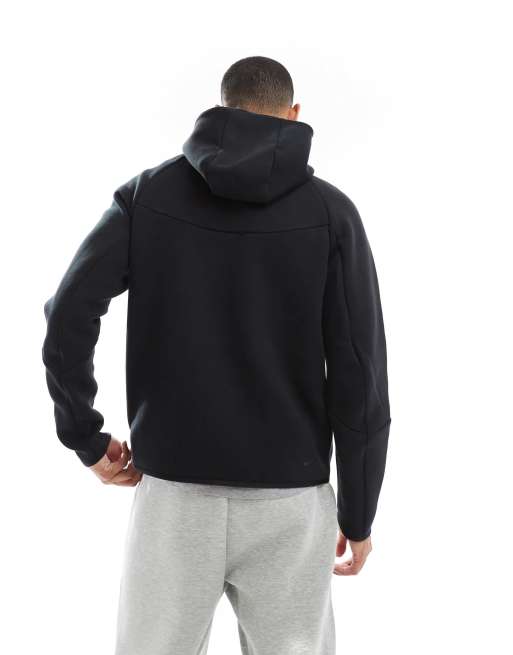 Nike Tech Fleece full zip hoodie in black | ASOS