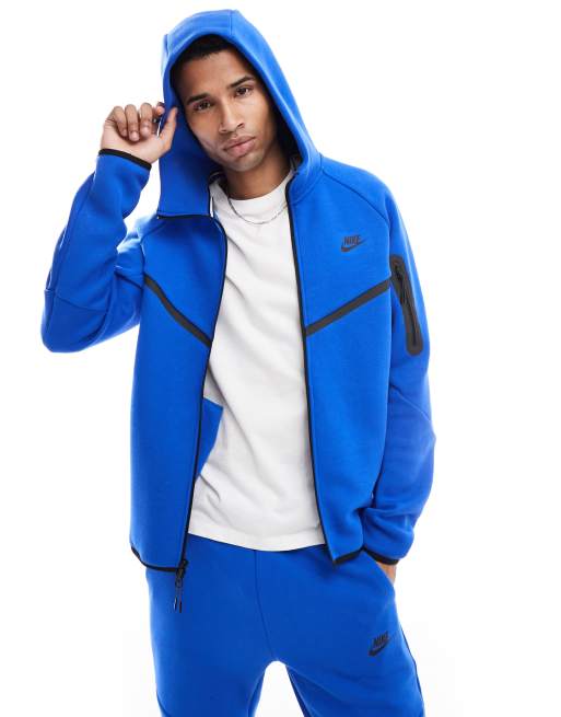 Nike tech fleece good hoodie multi blue