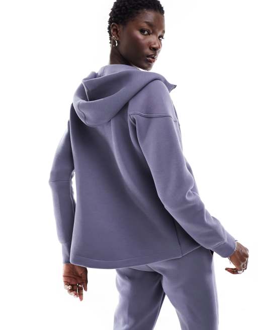 Nike Tech Fleece full zip hoodie in gray ASOS