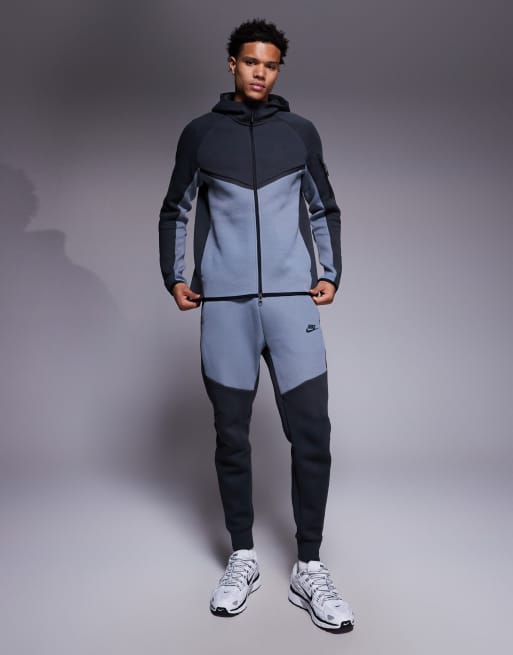 Nike Tech Fleece full zip hoodie in grey, 2 of 5