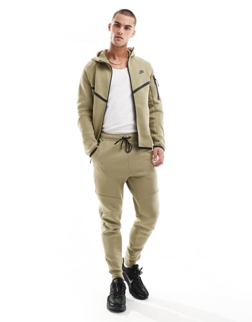 Nike Light Tech Fleece Set discount Khaki Size M