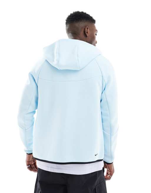 Nike テックフリースset up light blue(水色) M size Nike Tech Fleece full zip hoodie in light blue | ASOS