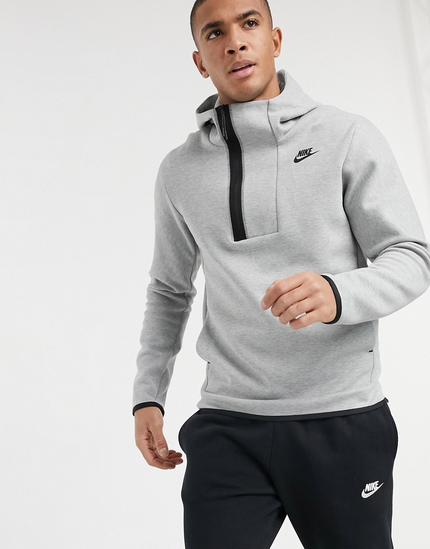 Nike Tech Fleece half-zip hoodie in grey