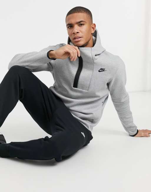 Nike Tech Fleece half-zip hoodie in grey