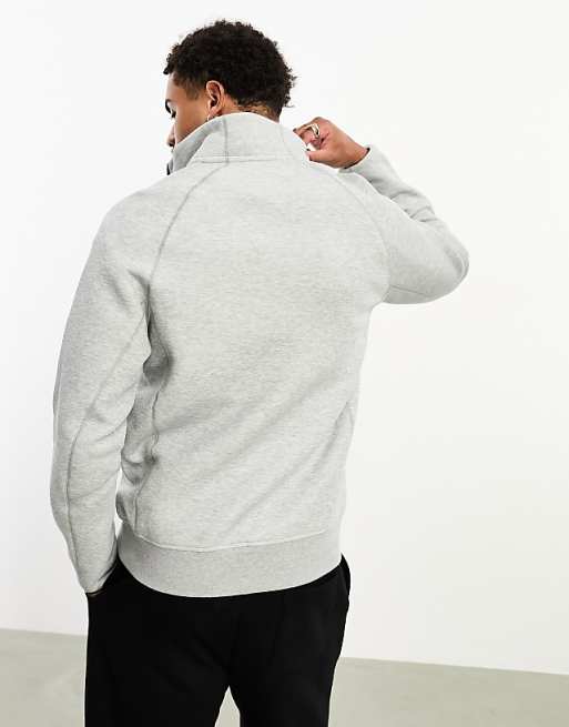 Nike Tech Fleece half zip sweatshirt in gray | ASOS Nike Tech Fleece half zip sweatshirt in gray | ASOS