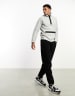 Nike Tech Fleece half zip sweatshirt in gray | ASOS