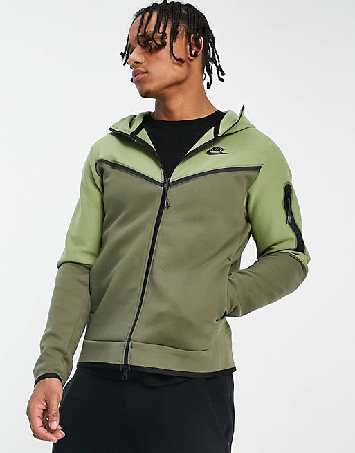 Nike Tech Fleece hoodie in alligator