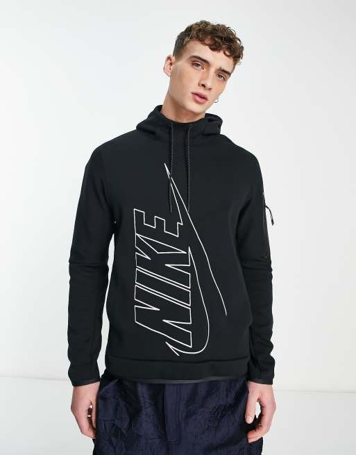 Nike Tech Fleece hoodie in black ASOS