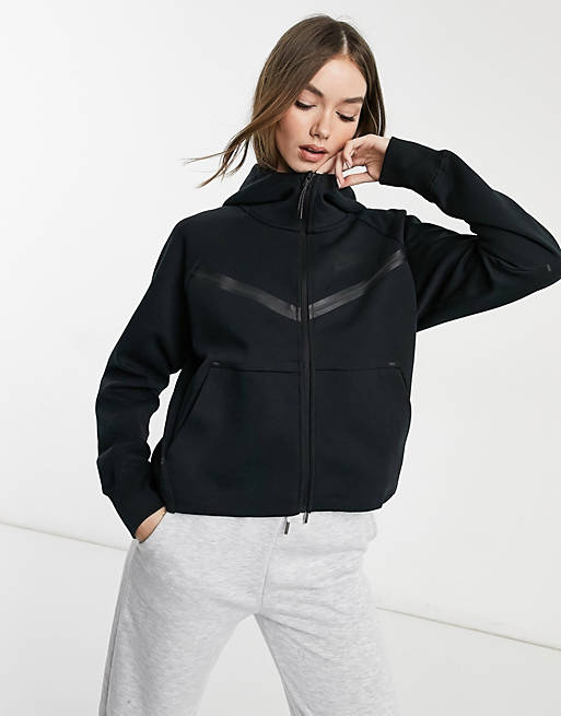 Nike tech fleece hoodie in black