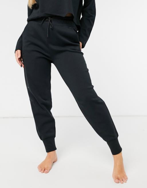 Fleece Joggers - Black - Ladies