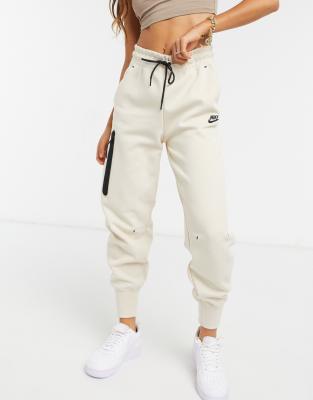 cream nike sweatpants