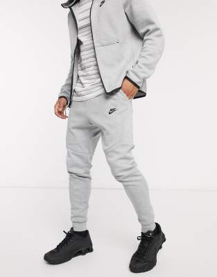 nike tall tech fleece cuffed jogger in grey