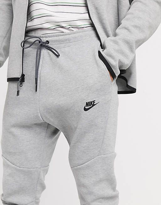 Nike Tech Fleece Grey White Pants CU4495-133