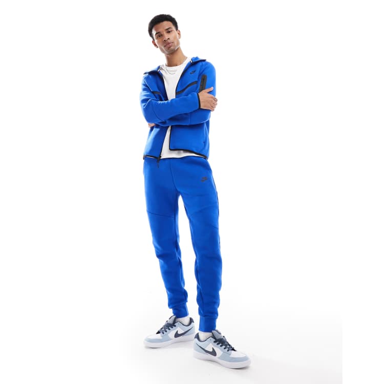 Nike tech joggers blue on sale