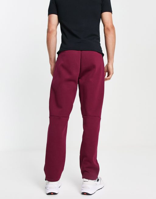 Burgundy nike hot sale tech pants