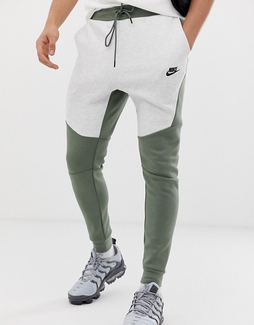 Nike Tech Fleece Joggers in green | ASOS