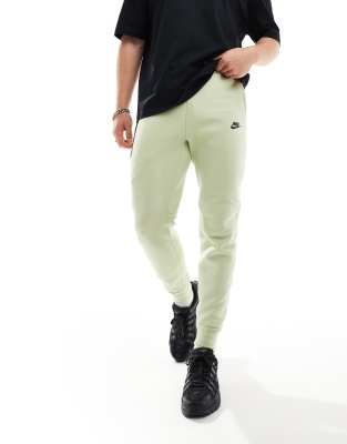 Nike Tech Fleece joggers in light green