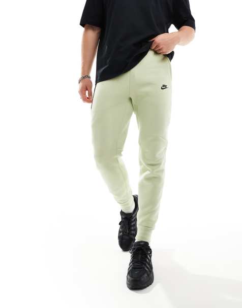 Nike Tech Fleece joggers in light green - view 1